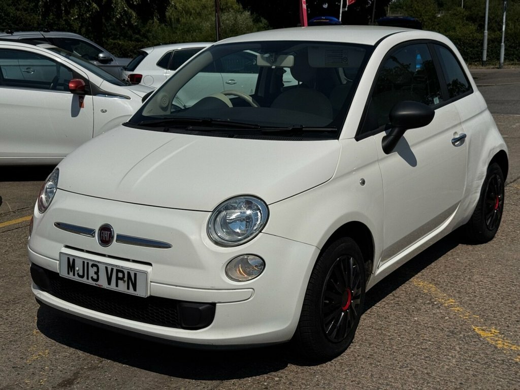 Fiat 500 Hatchback MJ13VPN White #4