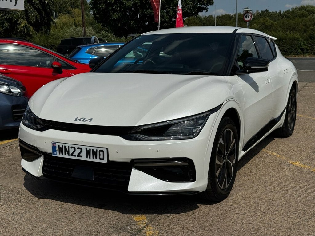 Kia EV6 Hatchback White #4