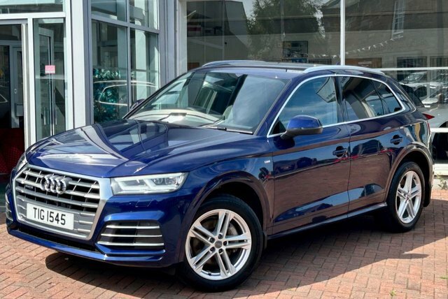 Audi Q5 2.0 Tdi S Line Blue #4