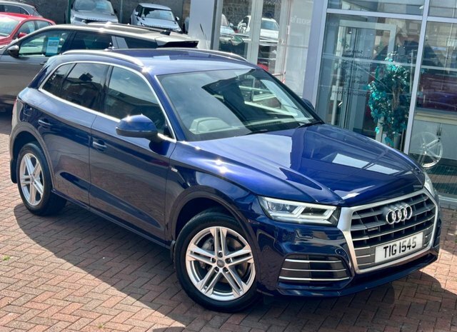 Audi Q5 2.0 Tdi S Line Blue #6