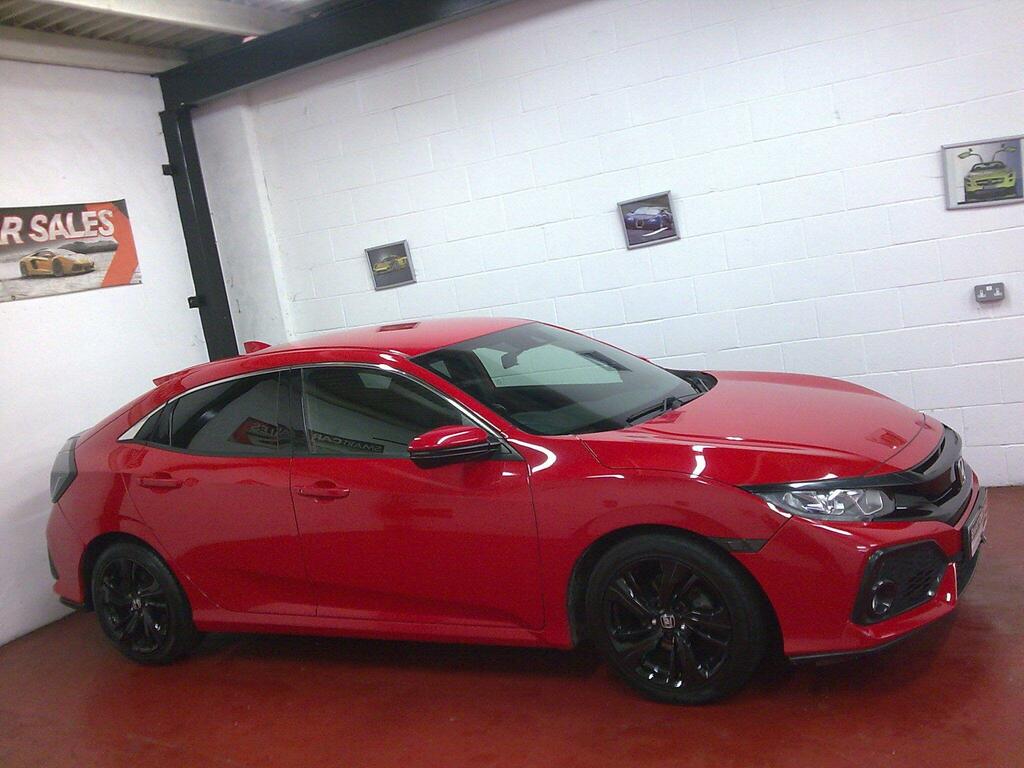 Honda Civic Sr Red #3