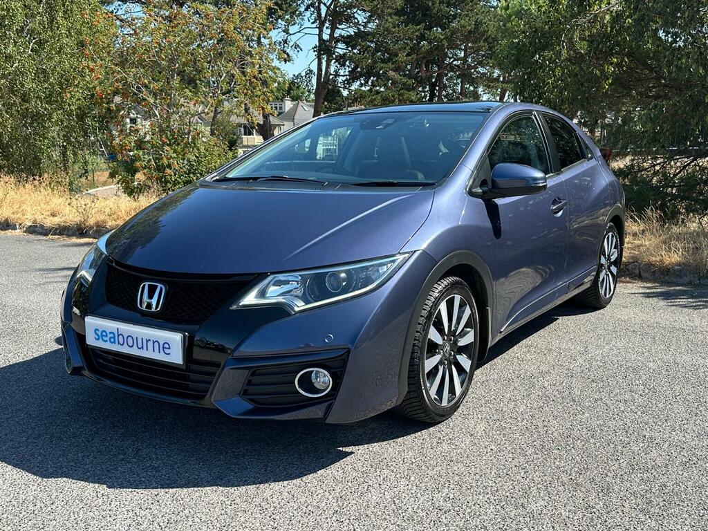 Honda Civic 1.8 I-vtec Sr Euro 6 Blue #5