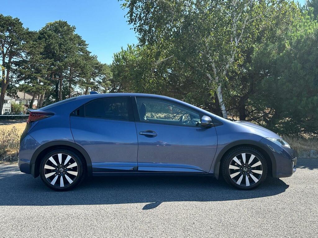 Honda Civic 1.8 I-vtec Sr Euro 6 Blue #3