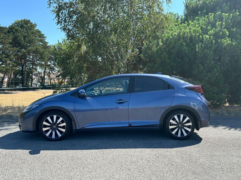 Honda Civic 1.8 I-vtec Sr Euro 6 Blue #4