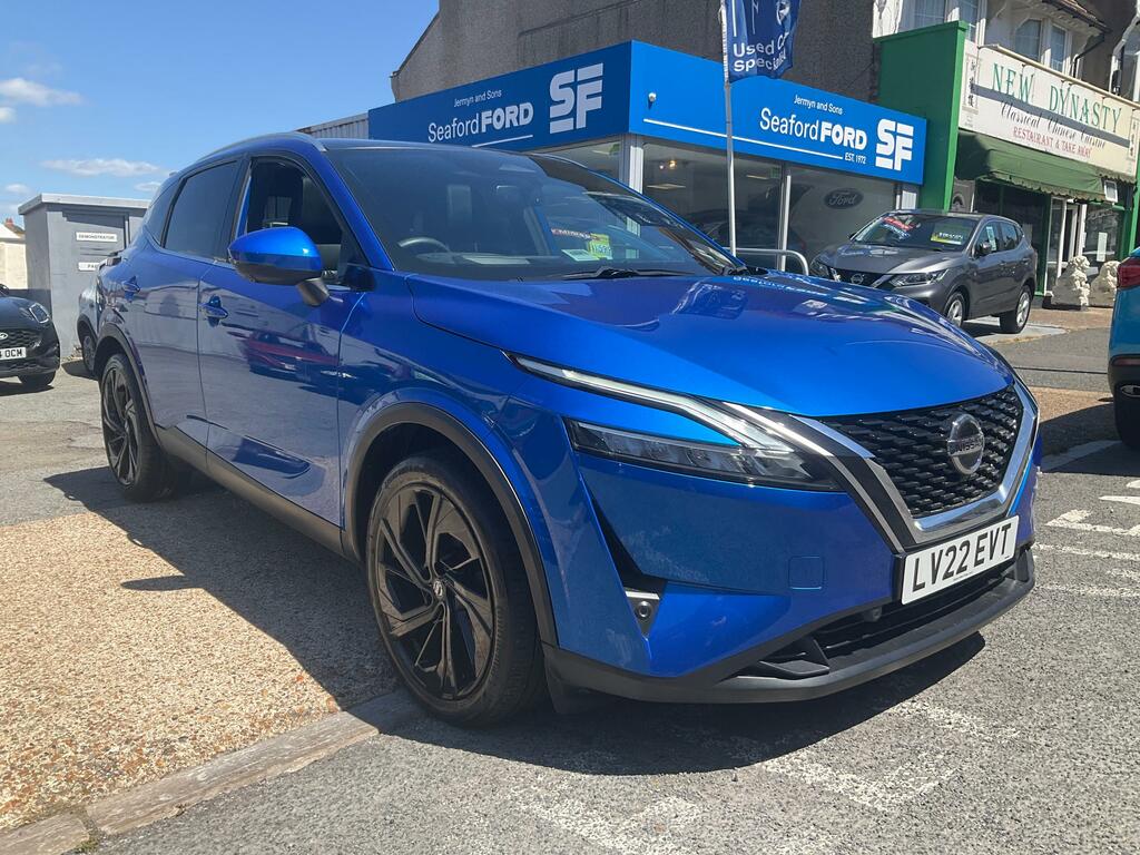 Nissan Qashqai 1.3 Dig-t Mhev Tekna Suv Hybrid Xtron Blue