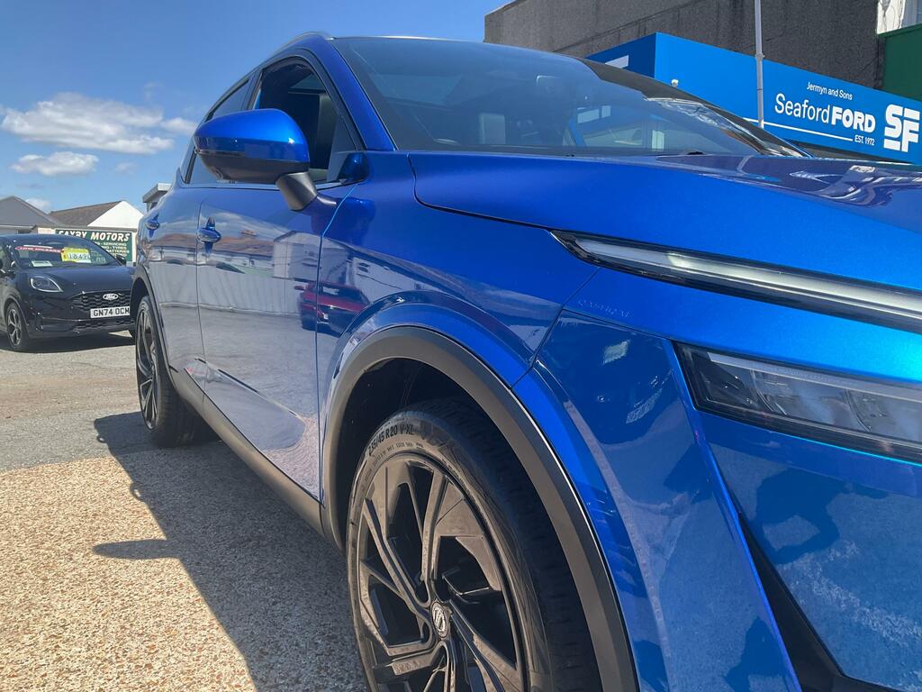 Nissan Qashqai 1.3 Dig-t Mhev Tekna Suv Hybrid Xtron LV22EVT Blue #3