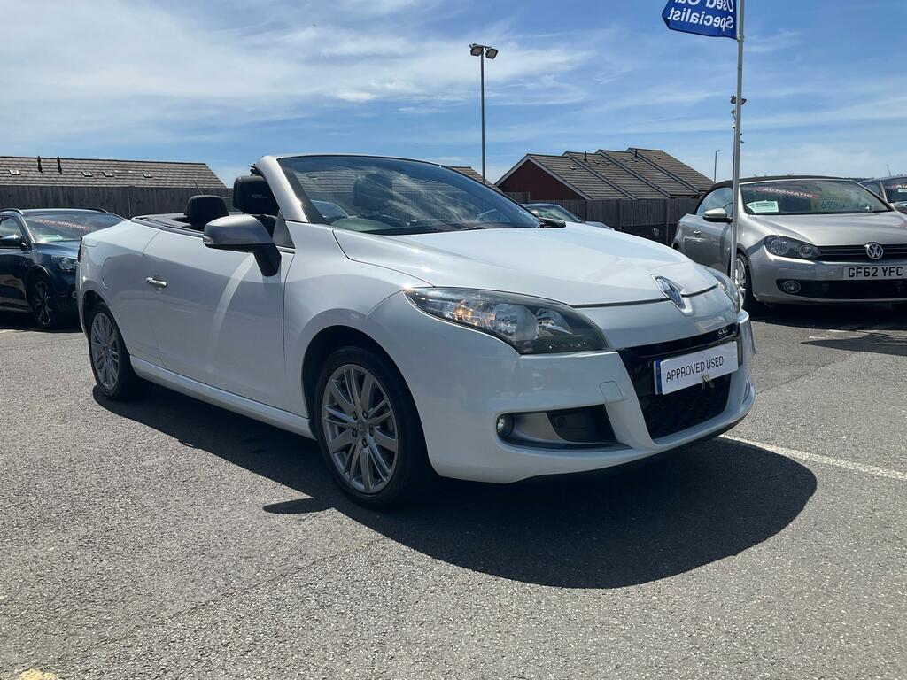 Renault Megane 1.9 Dci Gt Line Tomtom Convertible Manu White