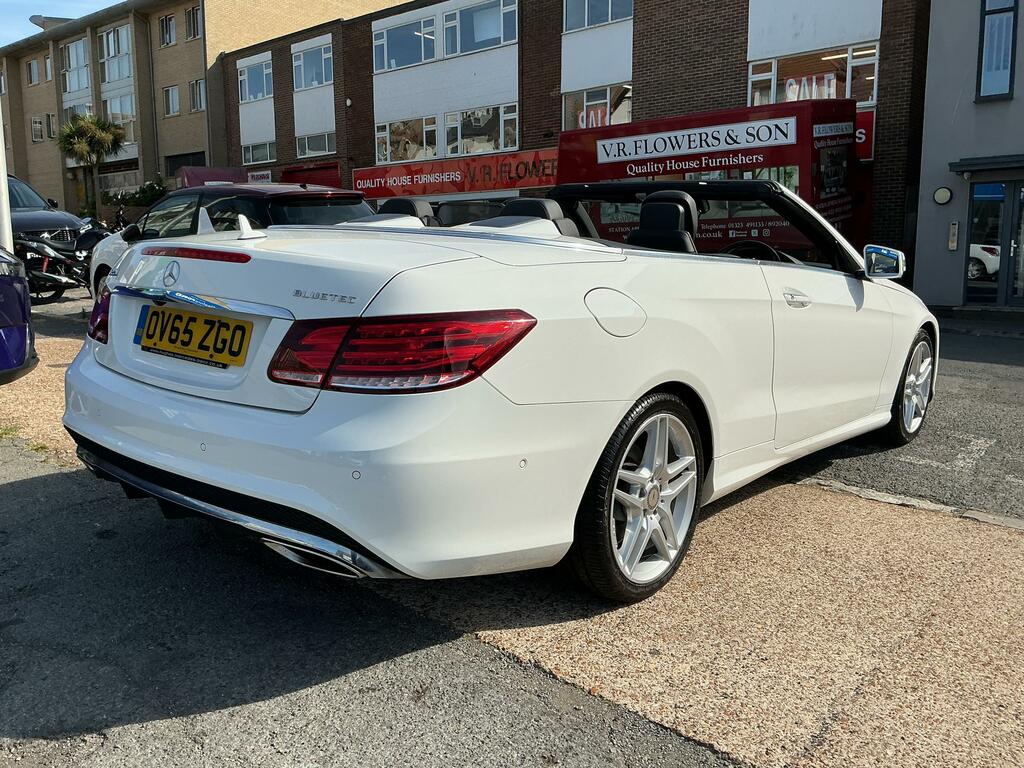 Mercedes-Benz E Class 2.1 E220 Bluetec Amg Line Premium Cabriolet White #6