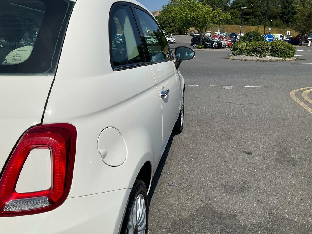 Fiat 500 1.2 Lounge Hatchback Euro 6 Ss White #4