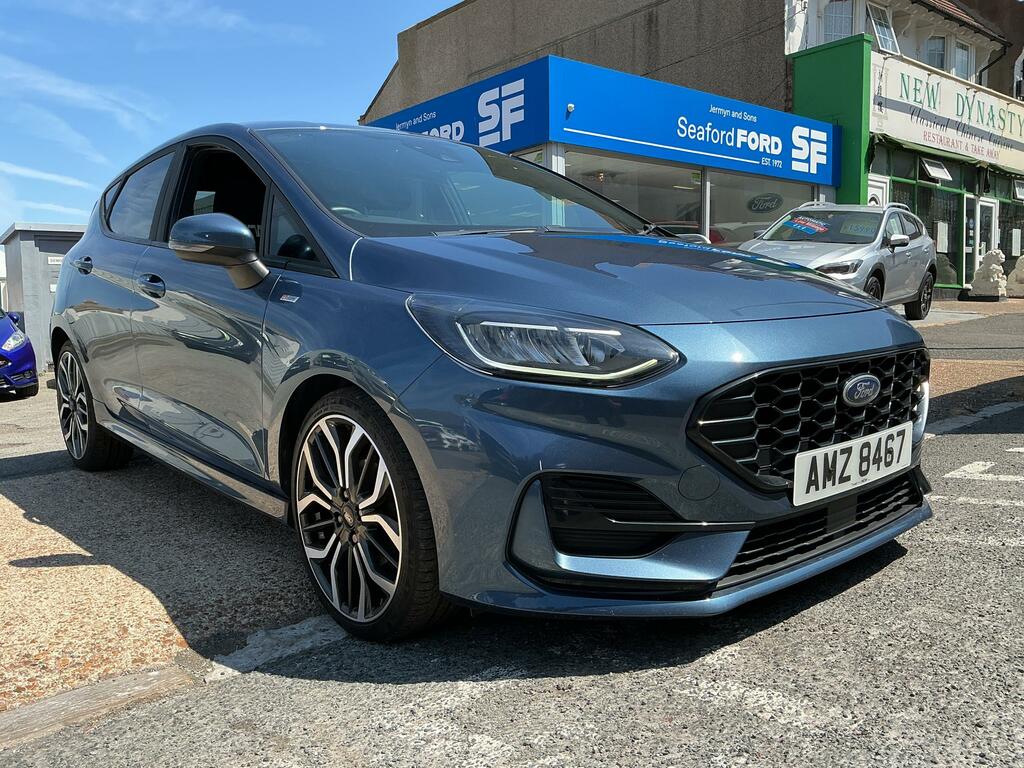 Ford Fiesta 1.0T Ecoboost Mhev St-line X Edition Hatchback Blue