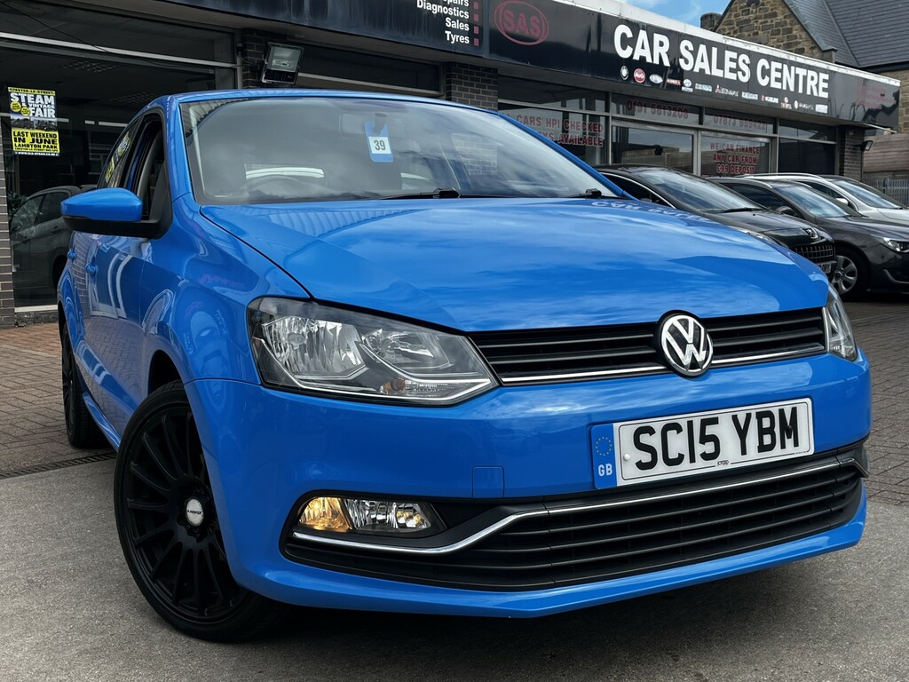 Volkswagen Polo Hatchback 1.0 Bluemotion Tech Se 201515 Blue