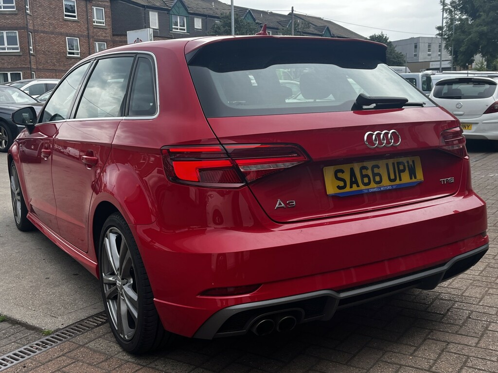 Audi A3 Hatchback 1.4 Tfsi Cod S Line 201666 SA66UPW Red #4