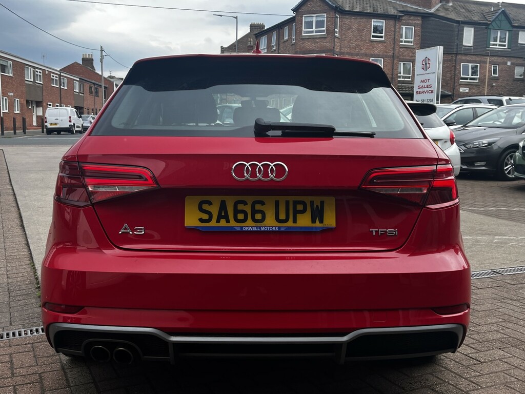 Audi A3 Hatchback 1.4 Tfsi Cod S Line 201666 SA66UPW Red #5