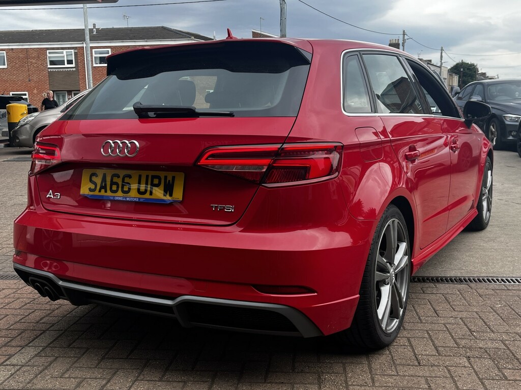 Audi A3 Hatchback 1.4 Tfsi Cod S Line 201666 SA66UPW Red #6