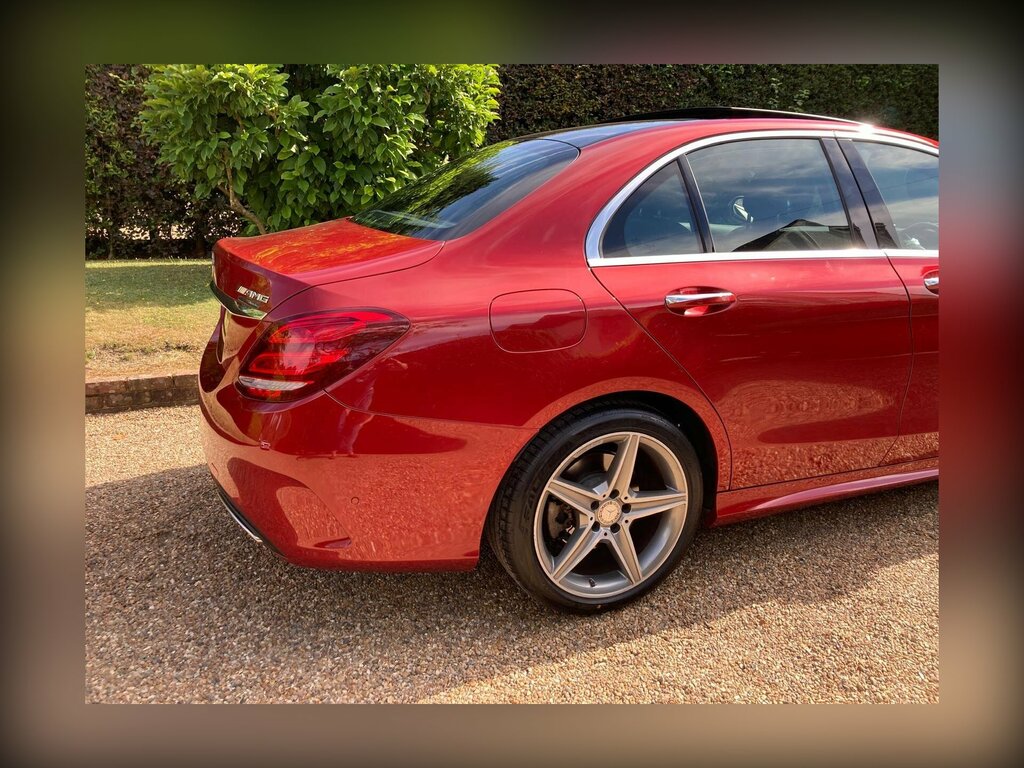 Mercedes-Benz C Class 2.0 C200 Amg Line Premium 7G-tronic Euro 6 Ss Red #5