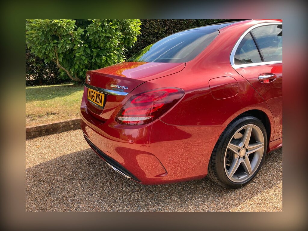 Mercedes-Benz C Class 2.0 C200 Amg Line Premium 7G-tronic Euro 6 Ss Red #6