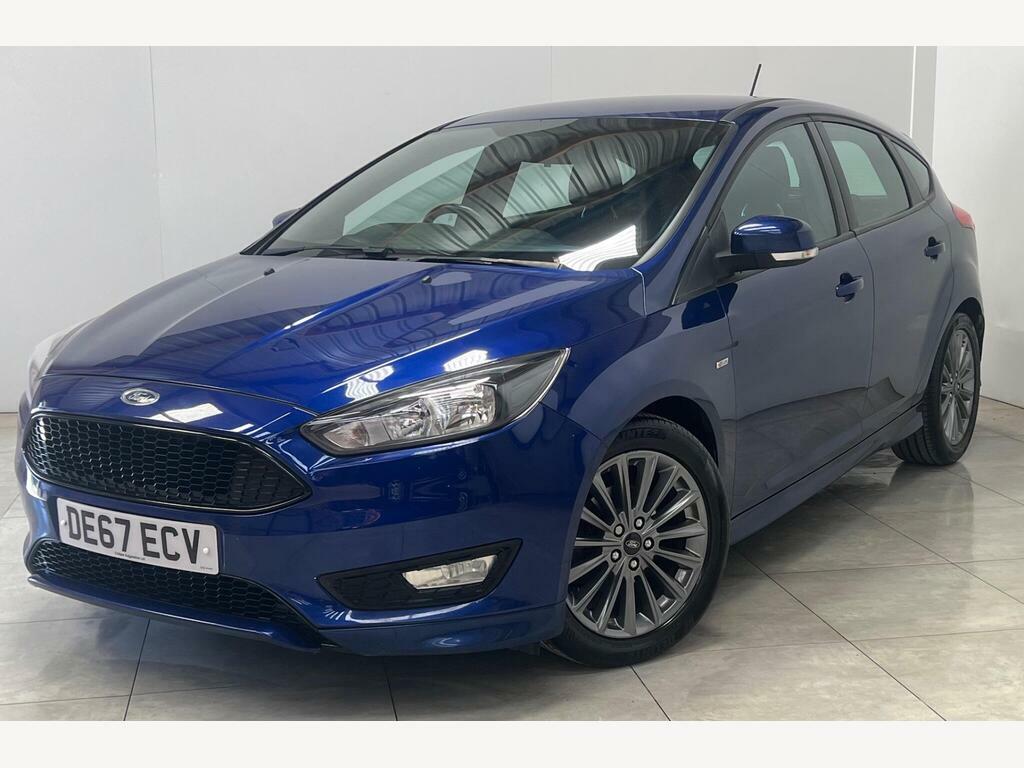 Ford Focus 1.0T Ecoboost St-line Euro 6 S S DE67ECV Blue #3