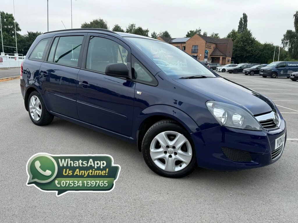 Vauxhall Zafira 1.8L Exclusiv Blue