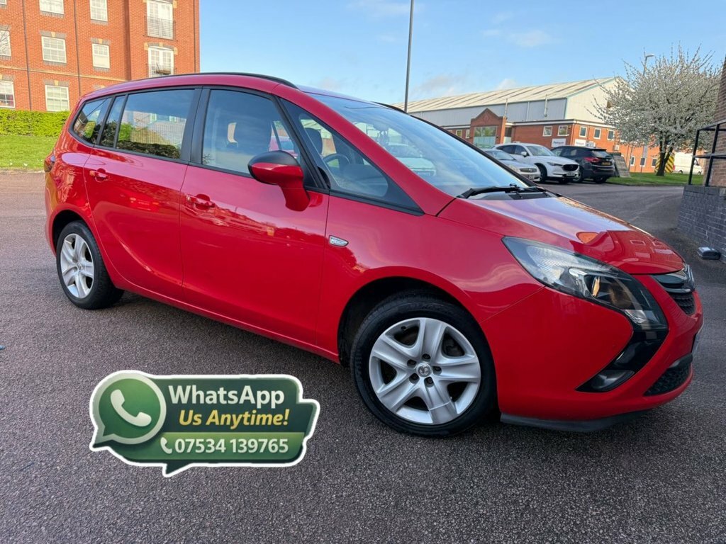 Vauxhall Zafira Tourer 1.4L Exclusiv Red