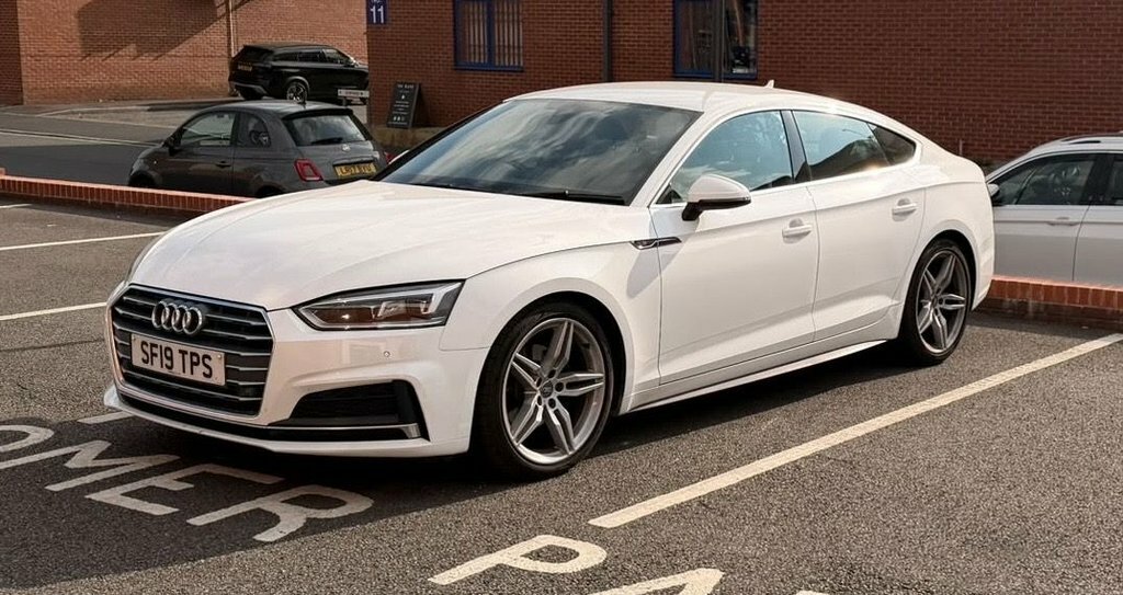 Audi A5 2L S Line White #2