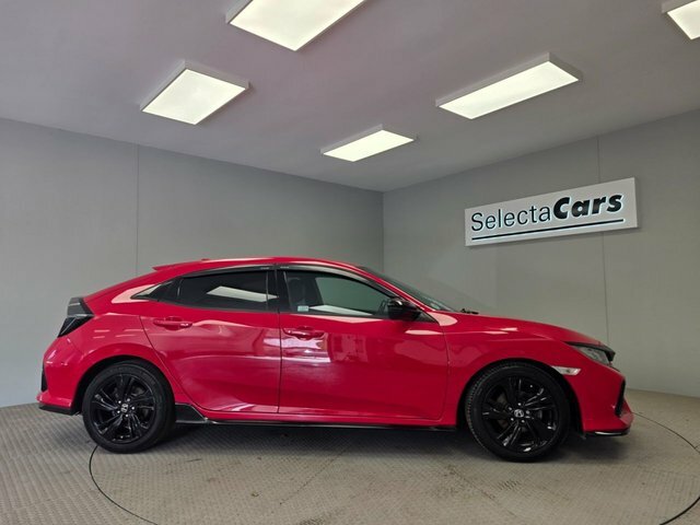 Honda Civic 1.0 Vtec Turbo Sport Line Hatchback Man Red #4