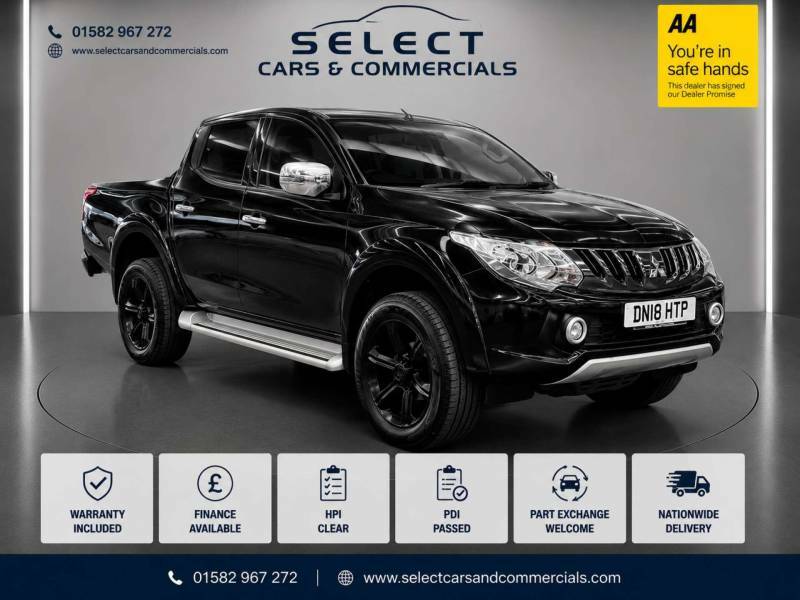 Mitsubishi L200 2.4 L200 Warrior Di-d 4Wd - 2018 18 Black