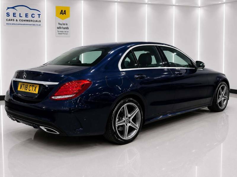 Mercedes-Benz C Class 2.1 C 220 Amg Line D Blue #3