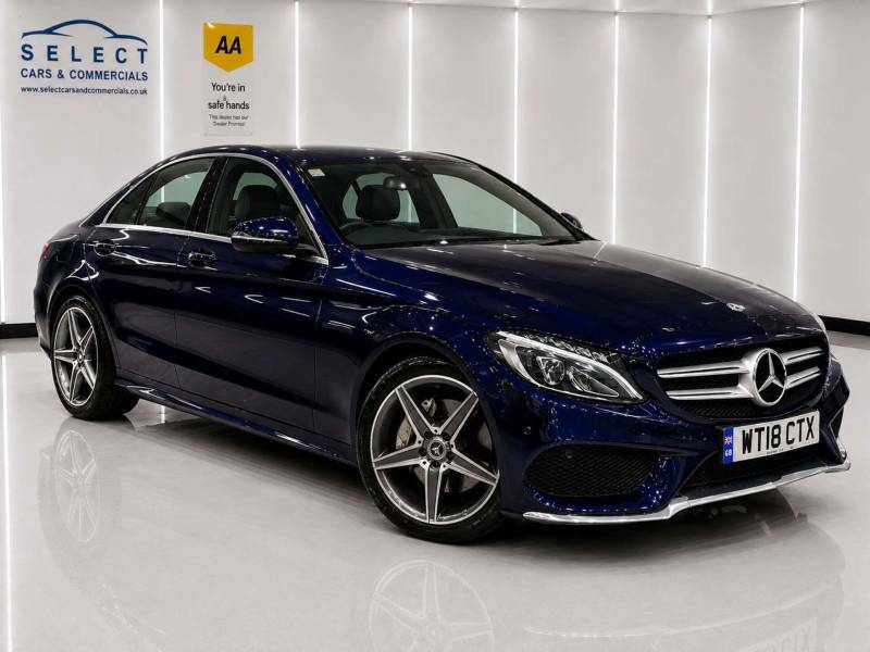 Mercedes-Benz C Class 2.1 C 220 Amg Line D Blue