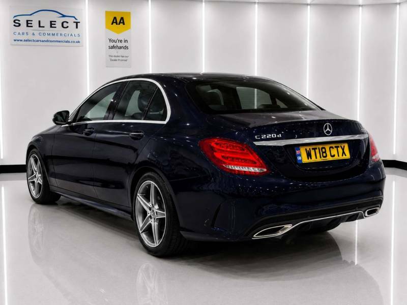 Mercedes-Benz C Class 2.1 C 220 Amg Line D Blue #5