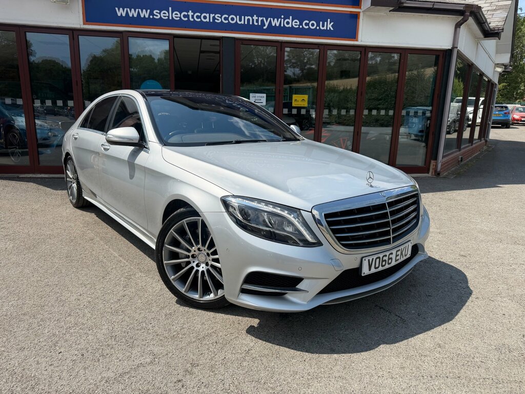 Mercedes-Benz S Class 4.7 S500l V8 Amg Line Executive Saloon Petro Silver
