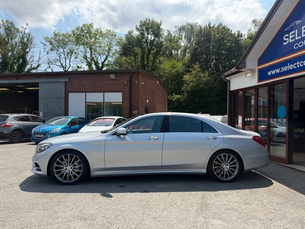 Mercedes-Benz S Class 4.7 S500l V8 Amg Line Executive Saloon Petro Silver #4