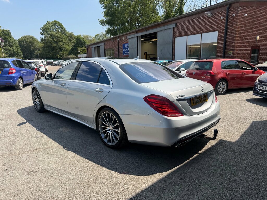 Mercedes-Benz S Class 4.7 S500l V8 Amg Line Executive Saloon Petro Silver #5