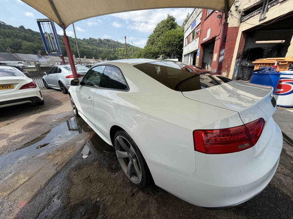 Audi A5 Coupe 2.0 Tdi Black Edition 2013 White #4