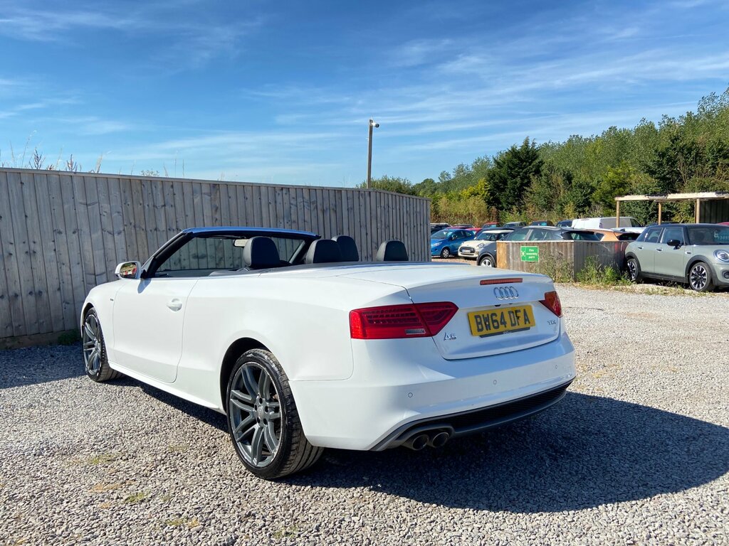 Audi A5 2.0 Tdi S Line Special Edition Convertible Die White #5