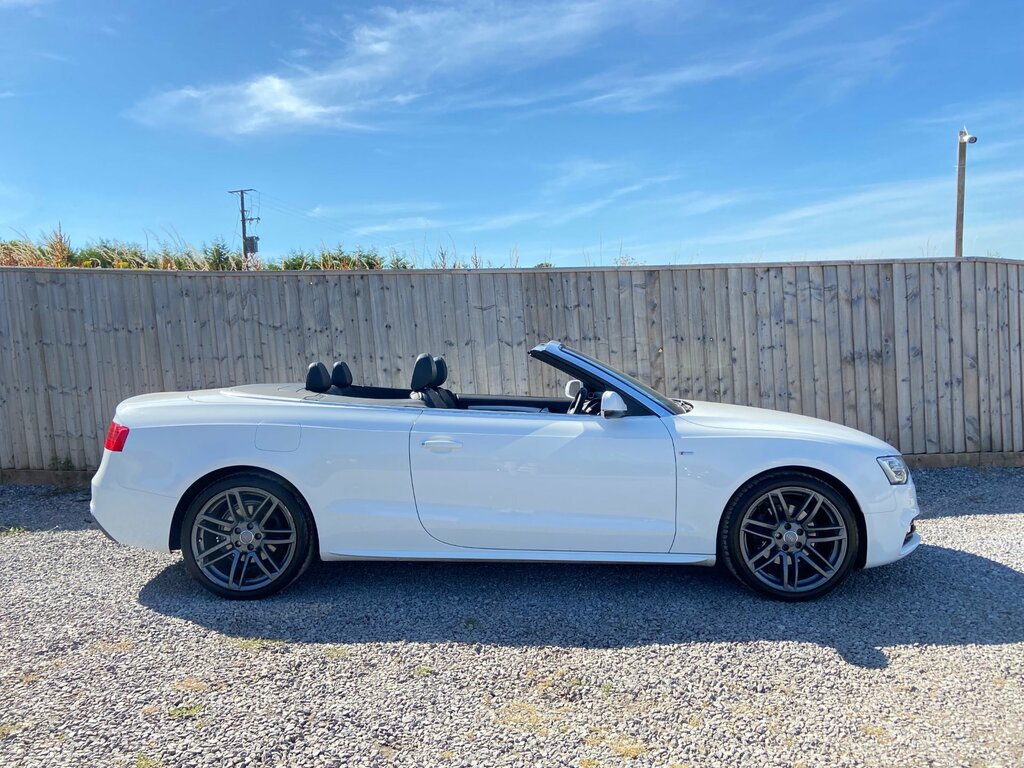 Audi A5 2.0 Tdi S Line Special Edition Convertible Die White #4