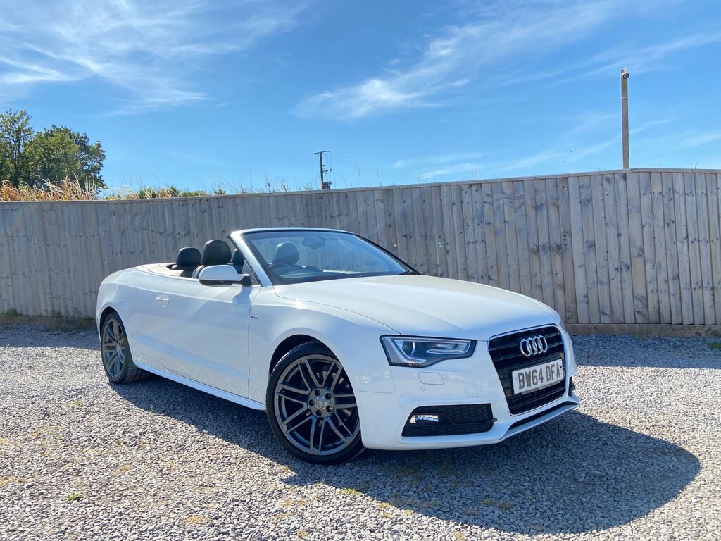 Audi A5 2.0 Tdi S Line Special Edition Convertible Die White #2