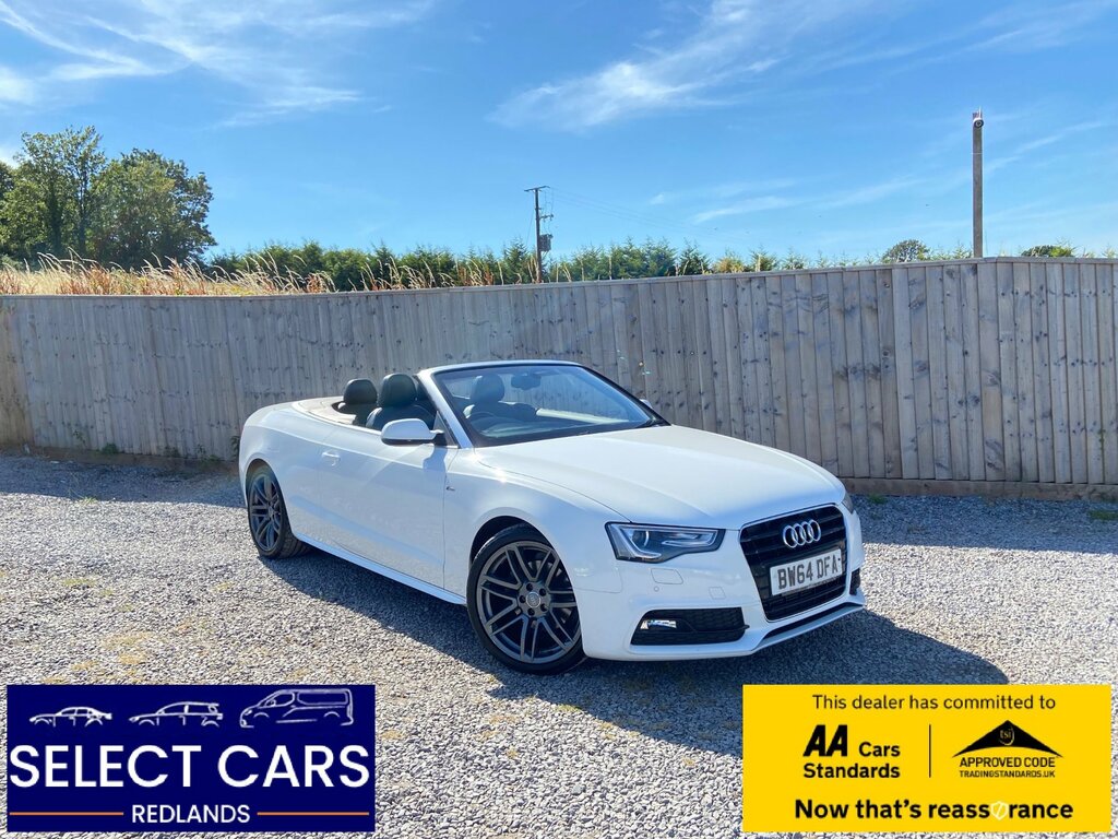 Audi A5 2.0 Tdi S Line Special Edition Convertible Die White