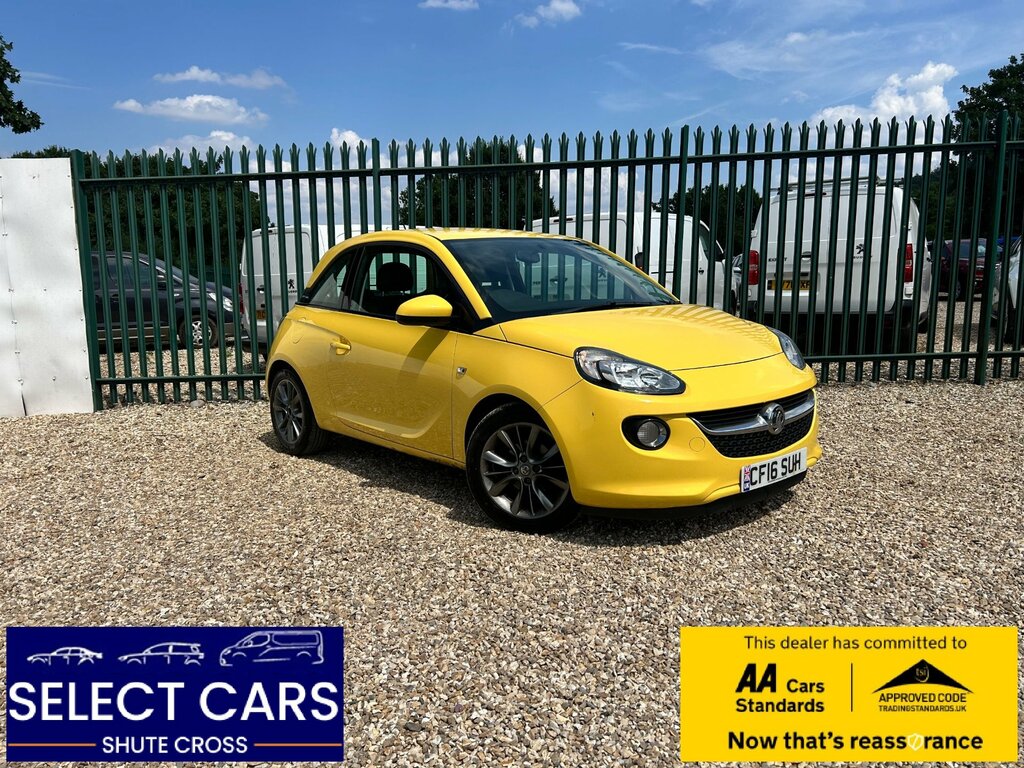 Vauxhall Adam 1.2I Jam Hatchback Euro 6 70 Ps Yellow
