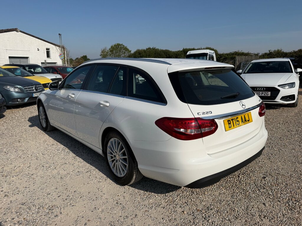 Mercedes-Benz C Class 2.1 C220 Bluetec Se Estate Euro White #6