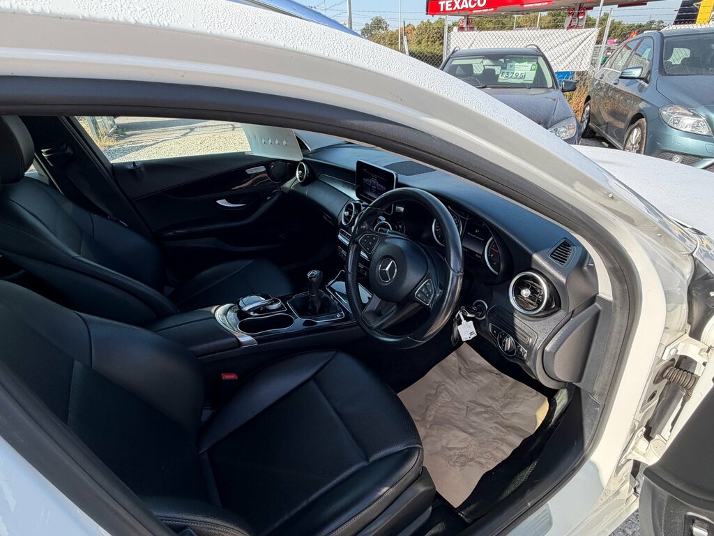 Mercedes-Benz C Class 2.1 C220 Bluetec Se Estate Euro White #3