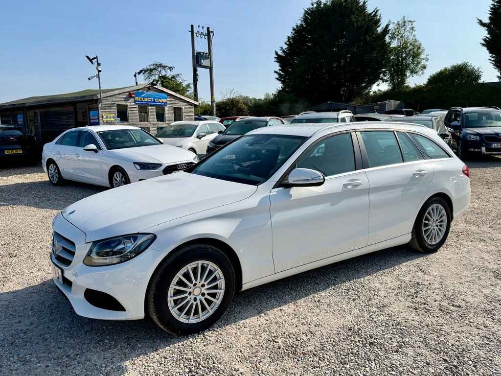 Mercedes-Benz C Class 2.1 C220 Bluetec Se Estate Euro White #4