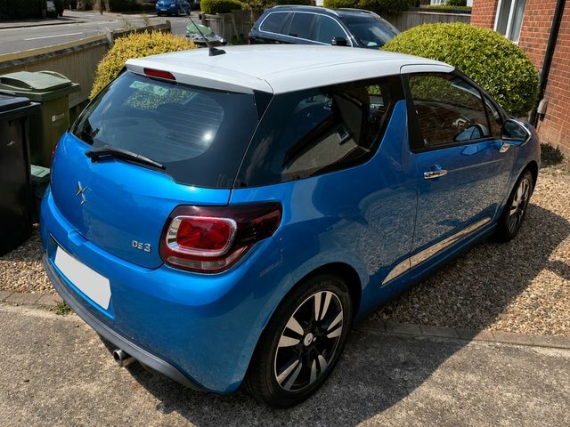 DS DS 3 2016 1.2 Puretech Chic Hatchback Blue #3