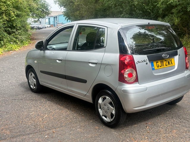 Kia Picanto 2011 1.0 1 Hatchback 114 Gkm, GJ11ZWX Silver #6