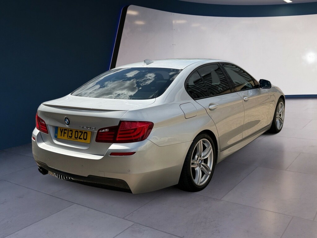 BMW 5 Series 2.0 520D M Sport Saloon Silver #5