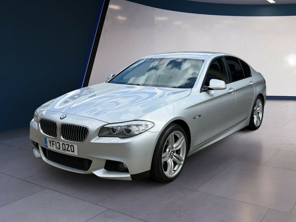 BMW 5 Series 2.0 520D M Sport Saloon Silver #3