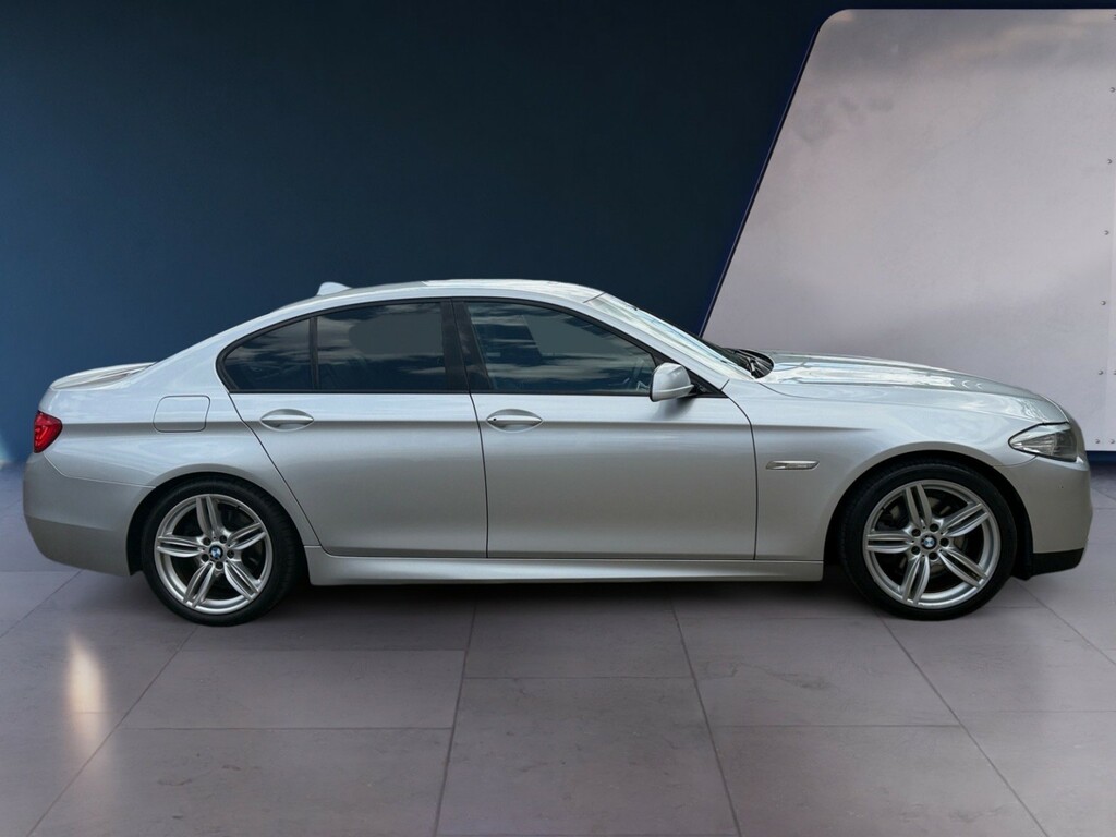 BMW 5 Series 2.0 520D M Sport Saloon Silver #4