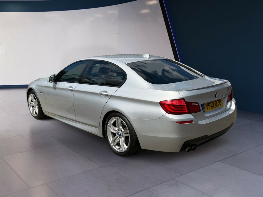 BMW 5 Series 2.0 520D M Sport Saloon Silver #6