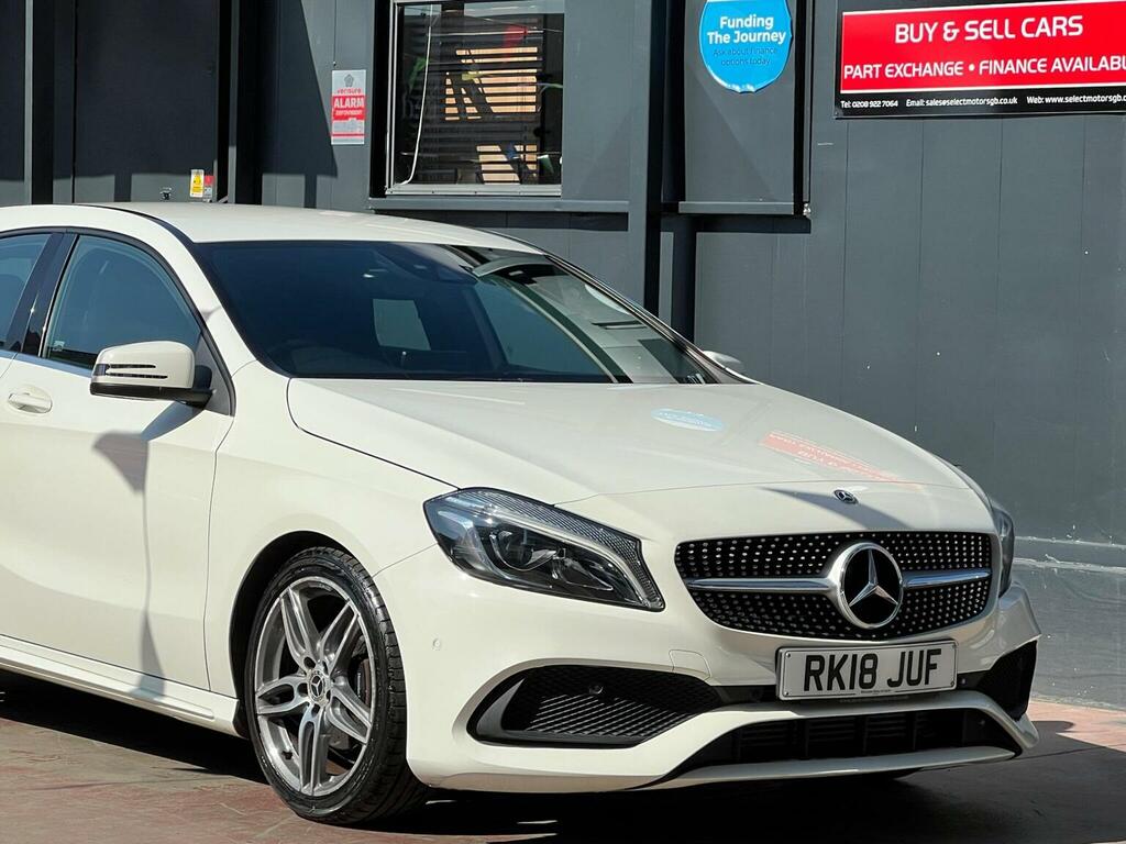 Mercedes-Benz A Class 1.6 A180 Amg Line Premium 7G-dct Euro 6 Ss White #6