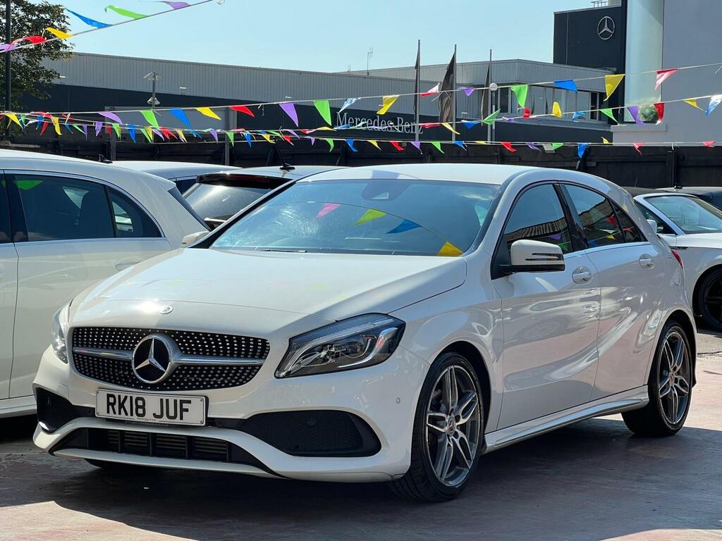 Mercedes-Benz A Class 1.6 A180 Amg Line Premium 7G-dct Euro 6 Ss White #2