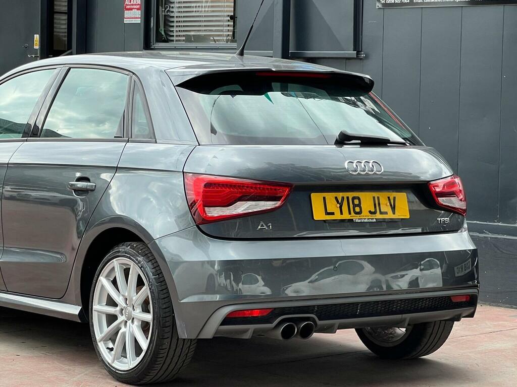 Audi A1 1.4 Tfsi S Line Sportback S Tronic Euro 6 Ss LY18JLV Grey #4